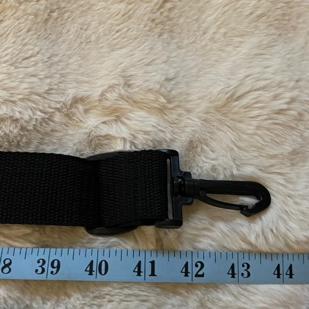 Black Adjustable Men's Woman’s Bag Shoulder Strap